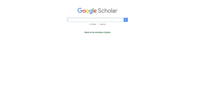 Finding Factual Information: Google Scholar